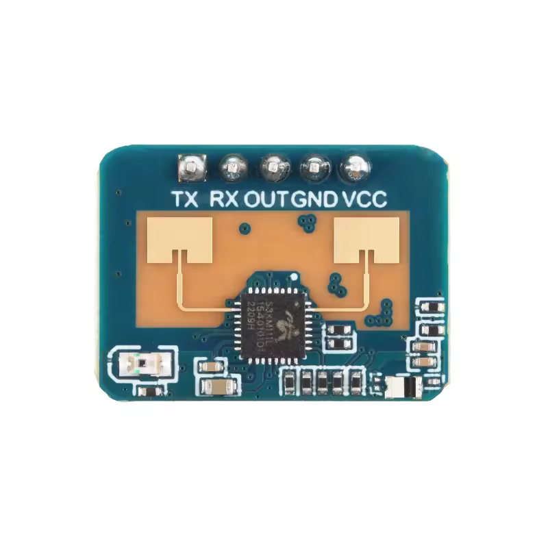 Sensor de presencia humana por radar mmWave HLK-LD2410C de 24GHz ideal para proyectos IoT y domótica